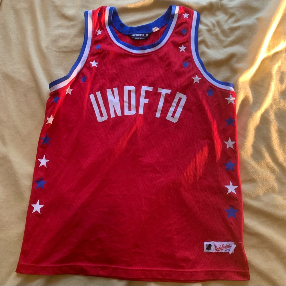 Undefeated basketball jersey, medium.
